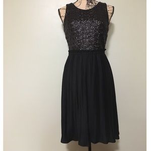 Laundry By Shelli Segal Black Sequin Dress